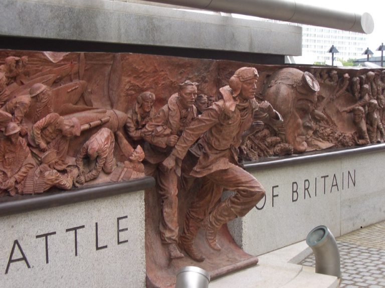 The Battle Of Britain Monument - London - History Of Manston Airfield